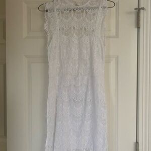 Free People Daydream White Lace Dress SMALL NWT